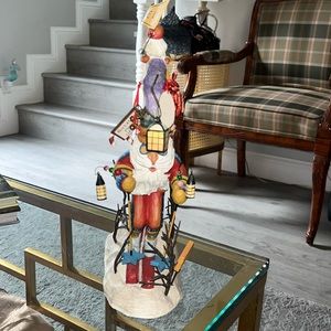 Santa Carls by Betty Padden wood craving